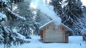 Finland Christmas Sauna
